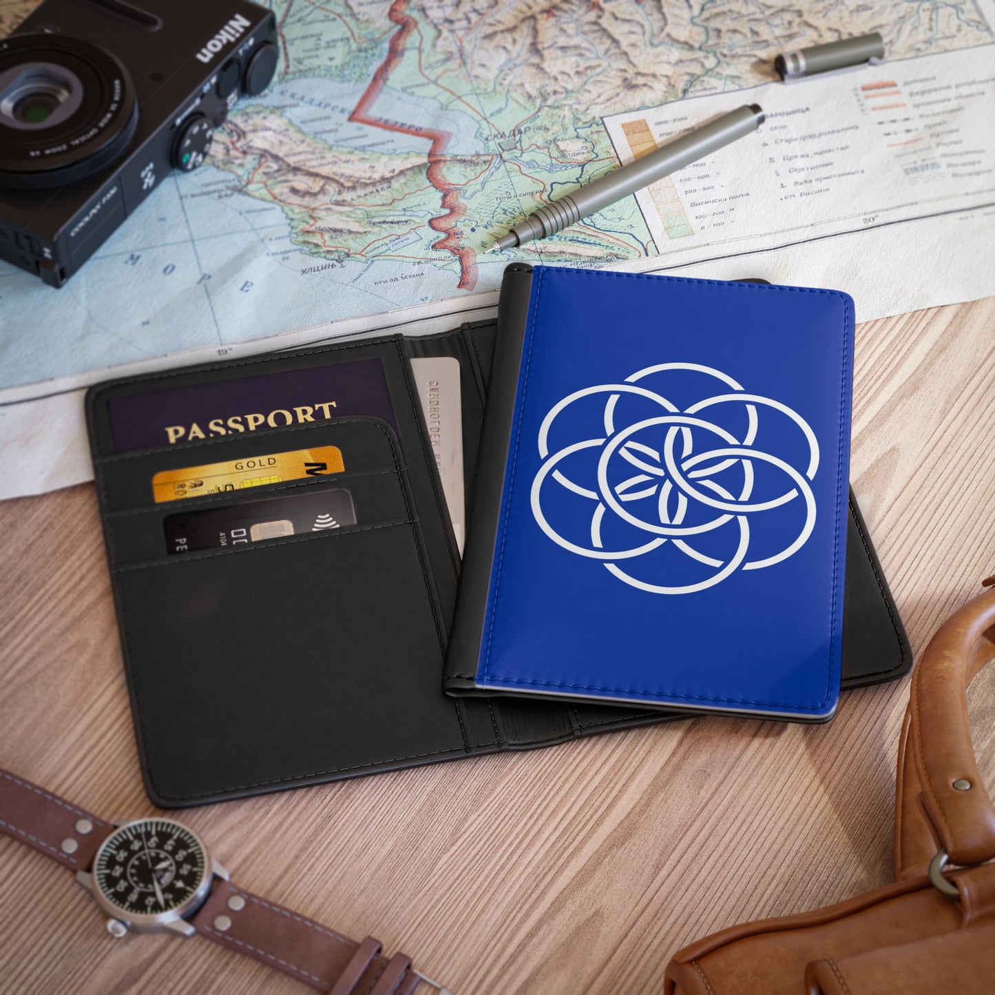 Inspiring Passport Cover, Travel Wallet, Gift for Travelers, Vacation Essential, Unique Travel Accessory, Jetsetter Gift