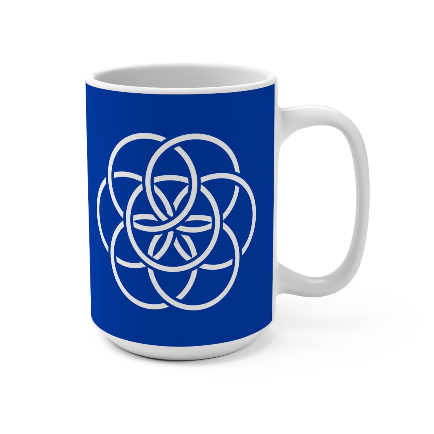 Earth Flag Mug - Big, Bold, Beautiful, Meaningful - 15oz Ceramic - Office & Kitchen Decor, Any Occasion Gift for Him/ Her/ They.
