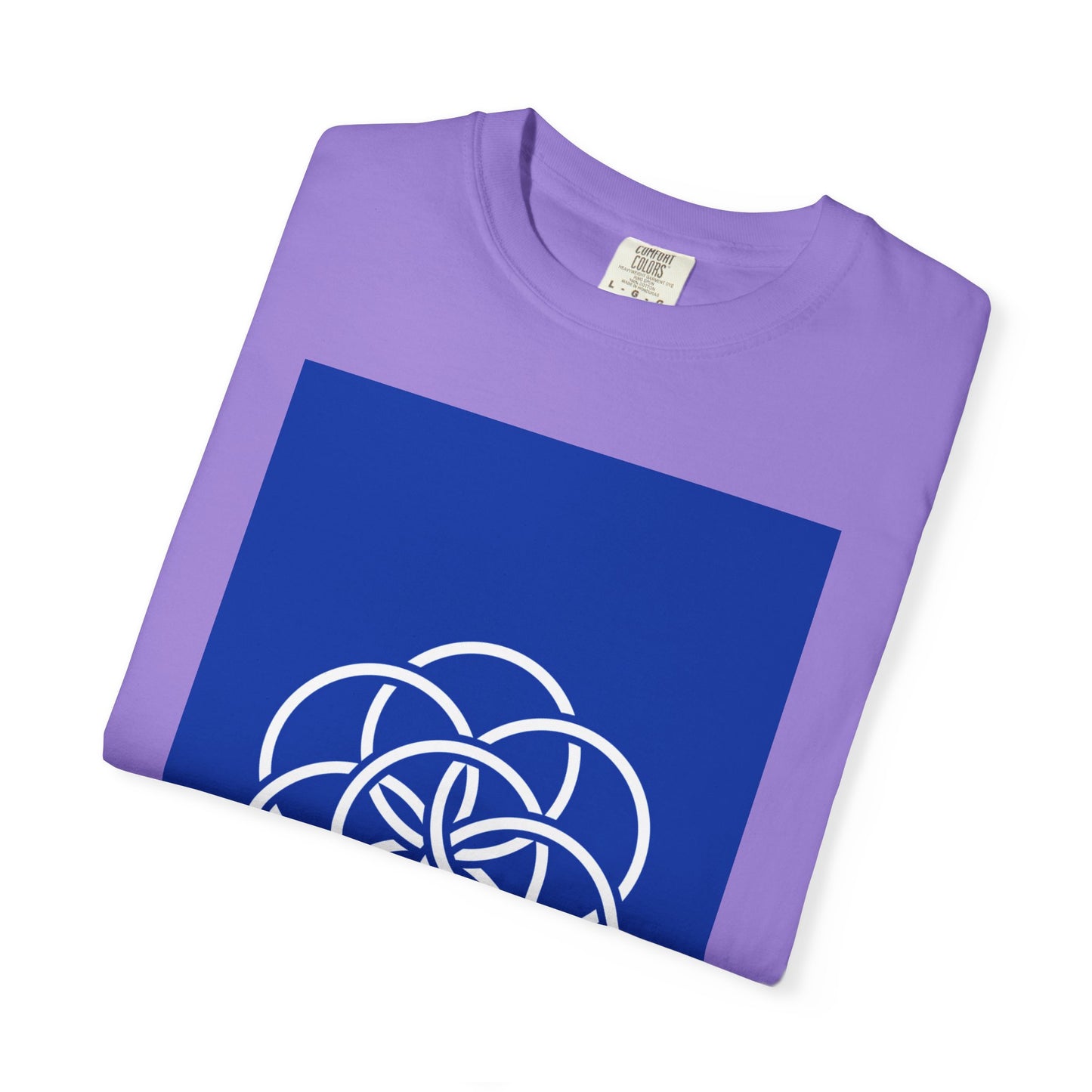 Earth Flag: Meaningful Unisex Garment-Dyed T-shirt. Minimalist Design/Maximalist Message. Thoughtful any Occasion Gift for Her/Him/They.