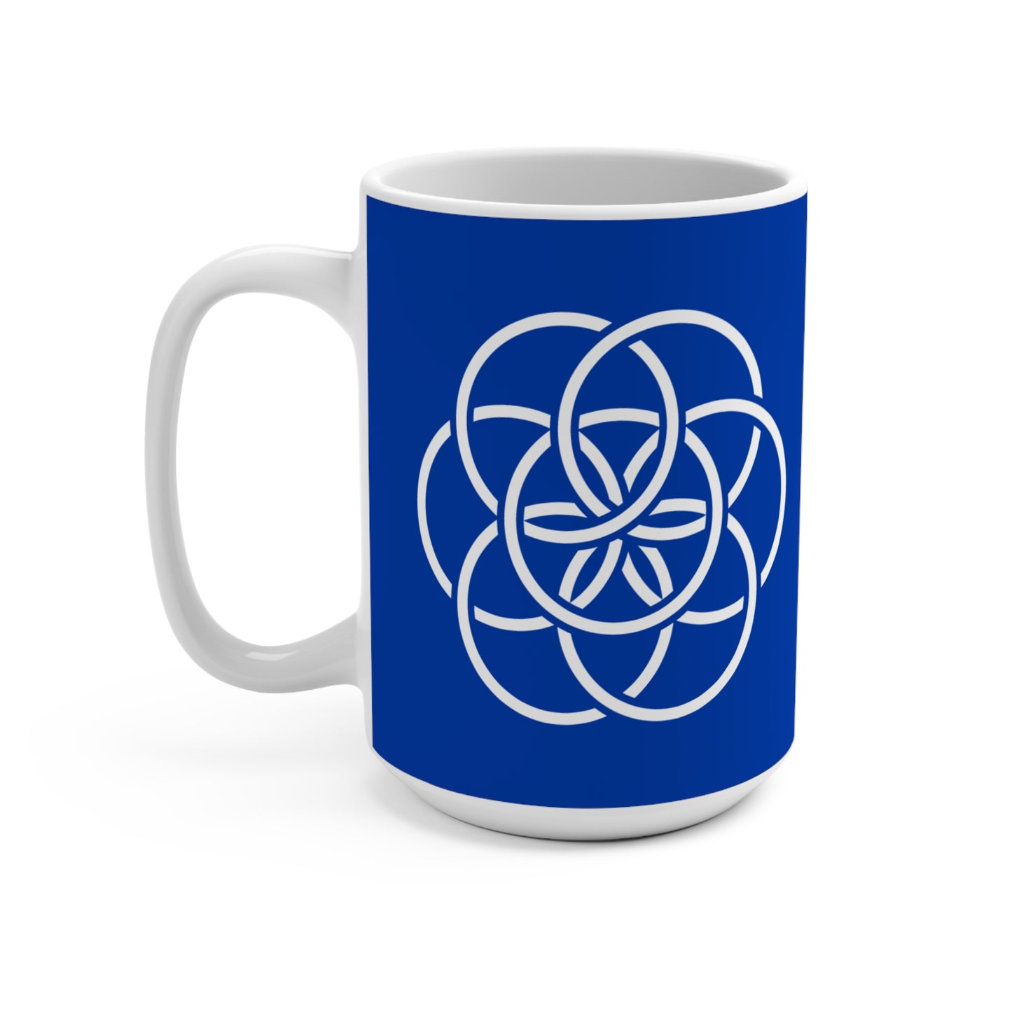 Earth Flag Mug - Big, Bold, Beautiful, Meaningful - 15oz Ceramic - Office & Kitchen Decor, Any Occasion Gift for Him/ Her/ They.