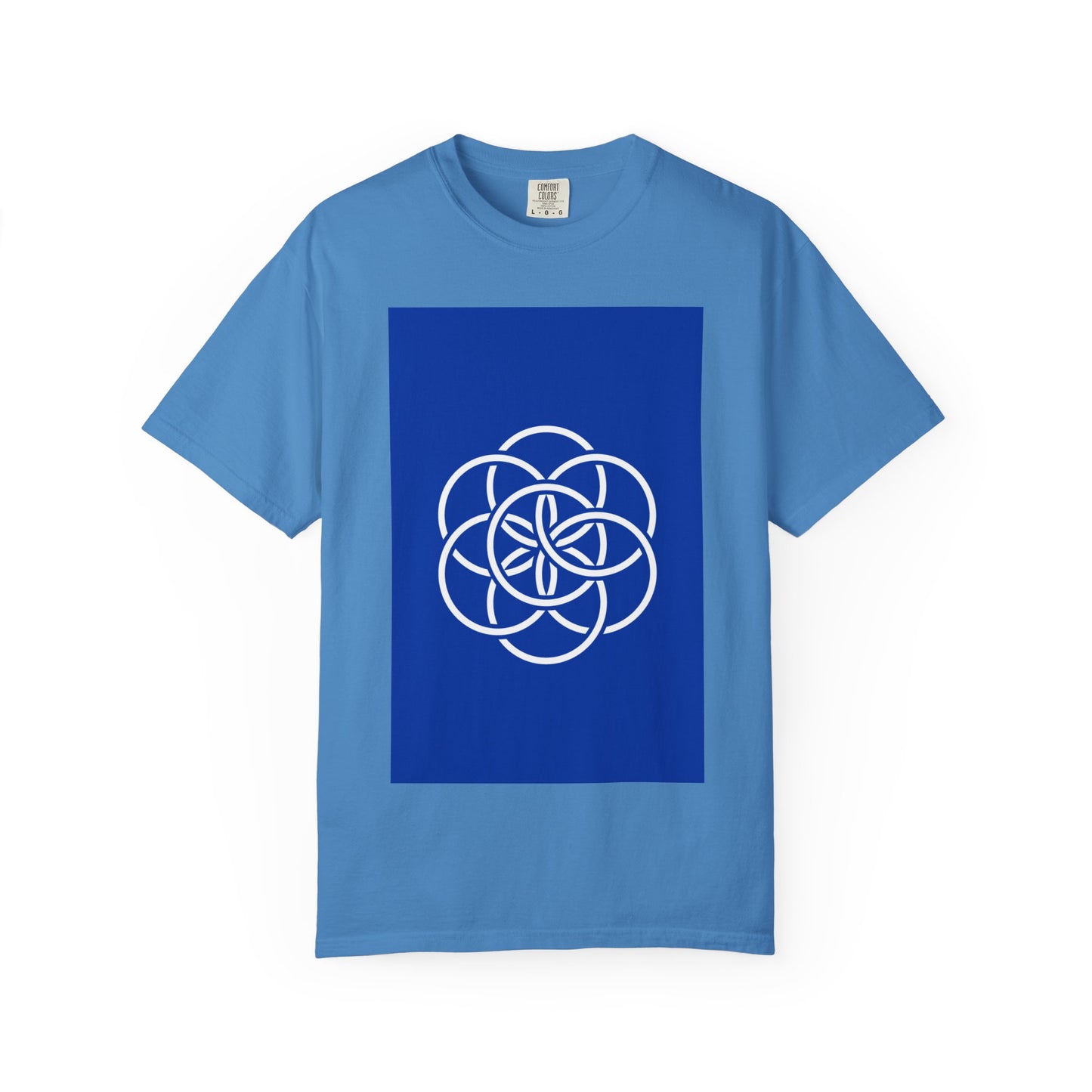 Earth Flag: Meaningful Unisex Garment-Dyed T-shirt. Minimalist Design/Maximalist Message. Thoughtful any Occasion Gift for Her/Him/They.