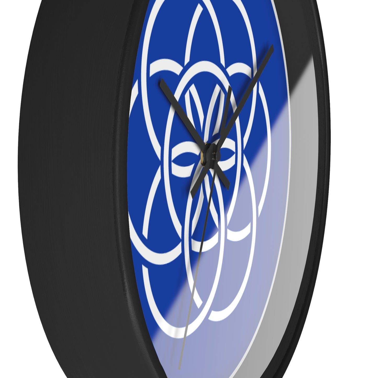 Earth Flag Wall Clock. This Clock Is More About Meaning Than About Time: Deliberately Difficult to Read. Thoughtful Gift for Him/Her/They.