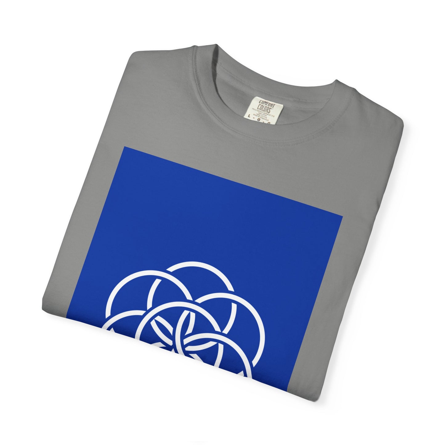 Earth Flag: Meaningful Unisex Garment-Dyed T-shirt. Minimalist Design/Maximalist Message. Thoughtful any Occasion Gift for Her/Him/They.