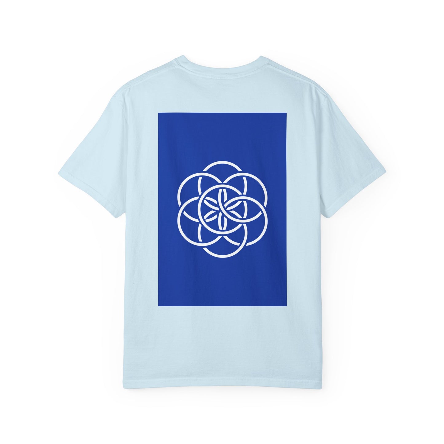 Earth Flag: Meaningful Unisex Garment-Dyed T-shirt. Minimalist Design/Maximalist Message. Thoughtful any Occasion Gift for Her/Him/They.