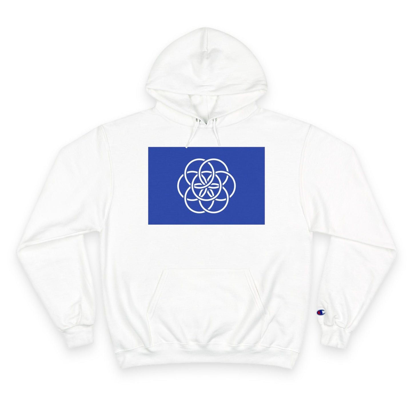 Champion Hoodie with Earth Flag Design, Cozy Sweatshirt, Casual Wear, Perfect for Relaxing or Outdoor Activities - Any Occasion Gift for Him/Her/Thay.