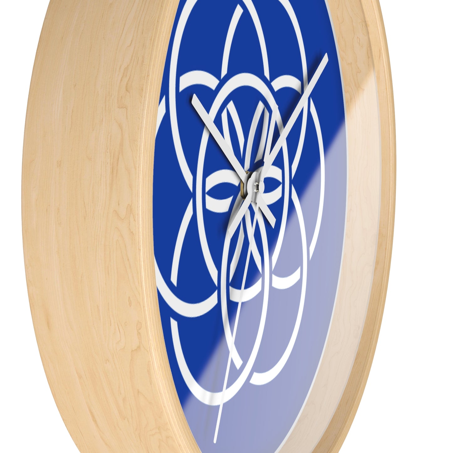 Earth Flag Wall Clock. This Clock Is More About Meaning Than About Time: Deliberately Difficult to Read. Thoughtful Gift for Him/Her/They.