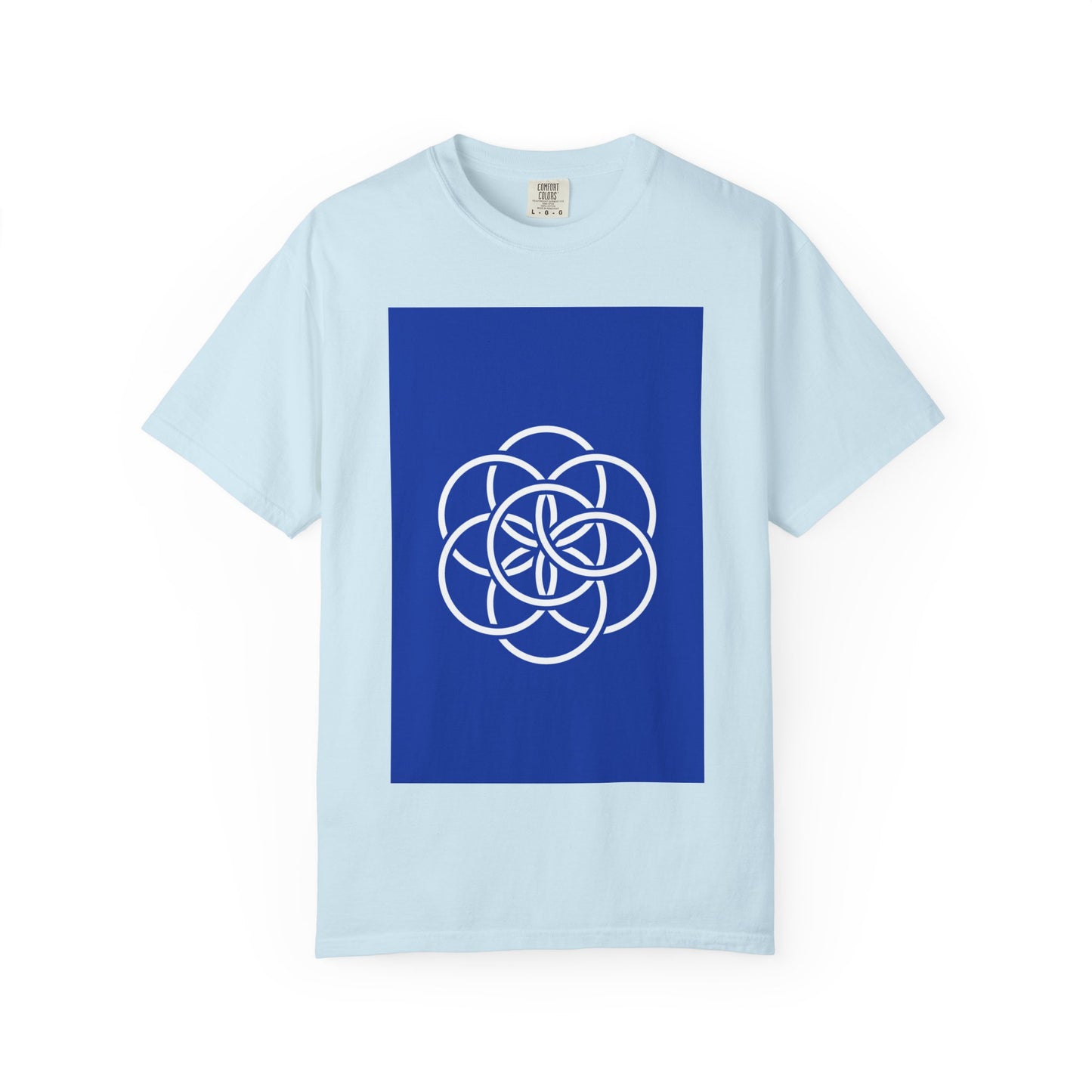 Earth Flag: Meaningful Unisex Garment-Dyed T-shirt. Minimalist Design/Maximalist Message. Thoughtful any Occasion Gift for Her/Him/They.