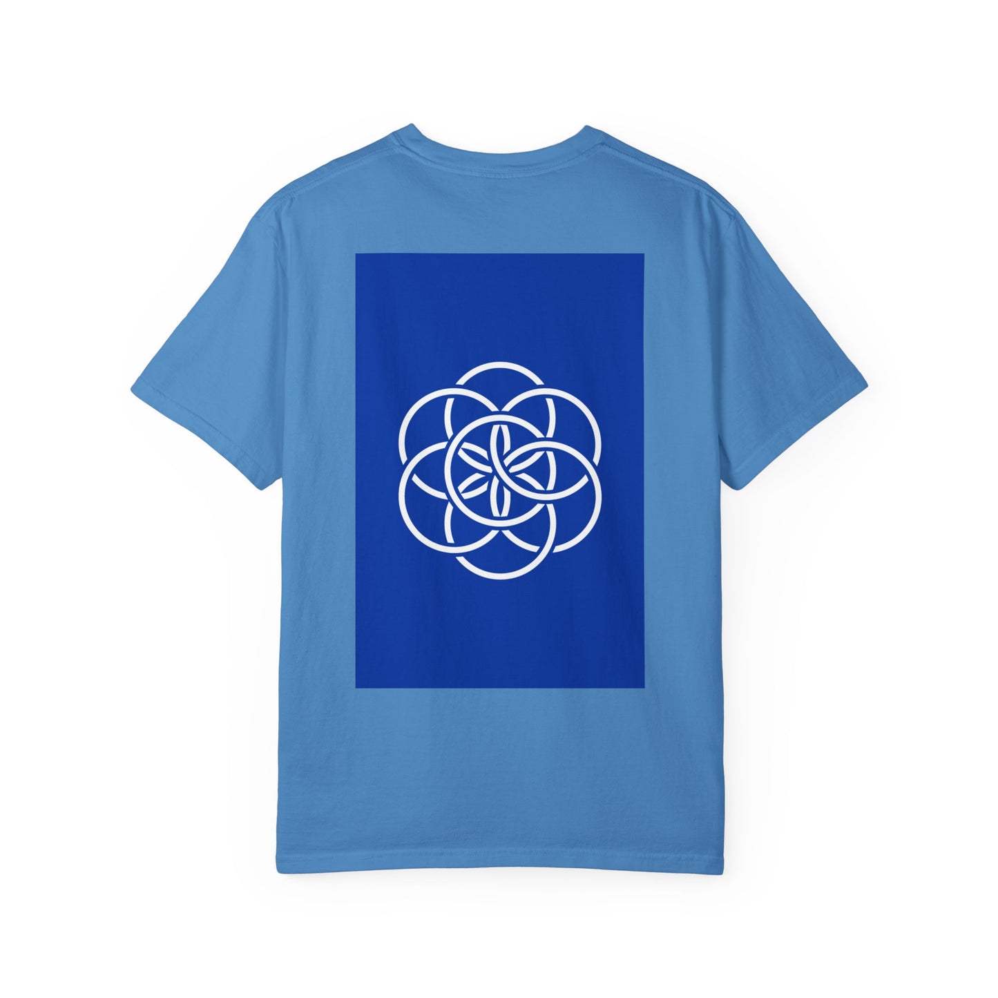 Earth Flag: Meaningful Unisex Garment-Dyed T-shirt. Minimalist Design/Maximalist Message. Thoughtful any Occasion Gift for Her/Him/They.