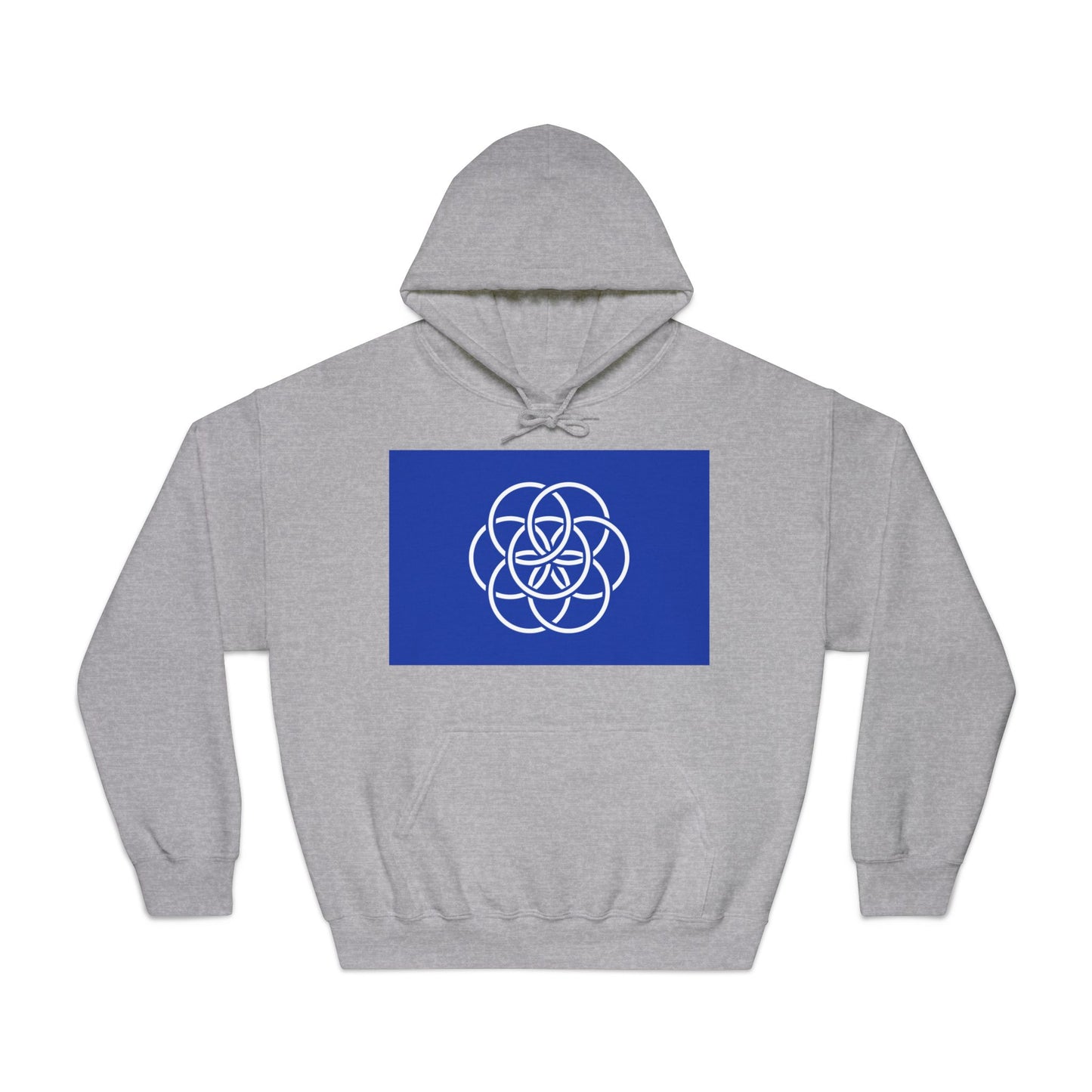 Earth Flag Design, Simple/Profound Meaning - Comfy Unisex Hoodie, Cozy Anytime Gift for Him/Her/They.