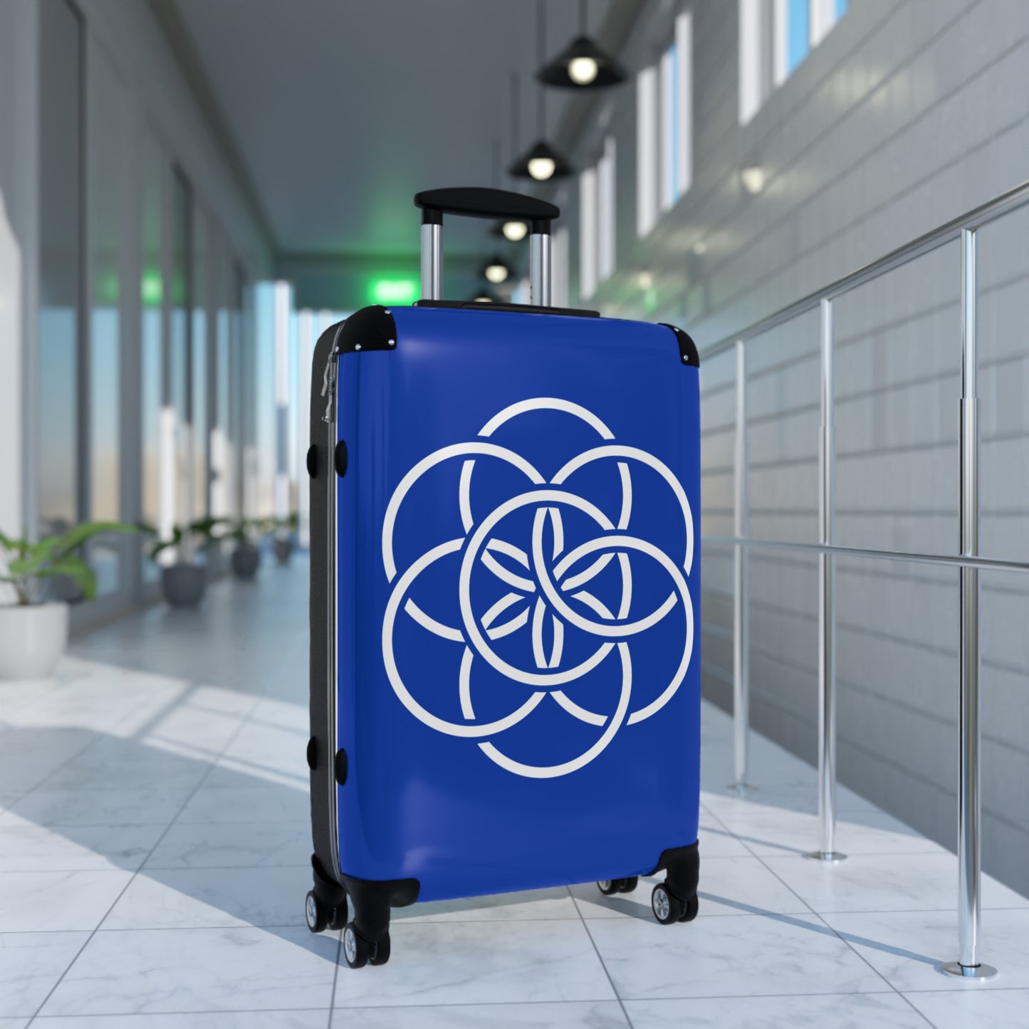 EARTH FLAG Design Lightweight Luggage, 3 Sizes, Large, Medium, Carry-On. Inspiring Bag for Travelers.  Gift for Him, Gift for Her.