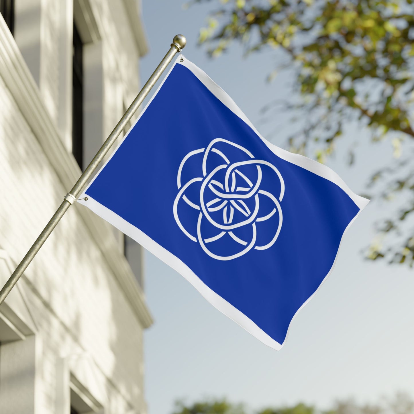 Earth Flag, Double Sided Decorative Flag, Garden Banner, Home Decor, Outdoor Flag, Unique Gift, Festival Decoration