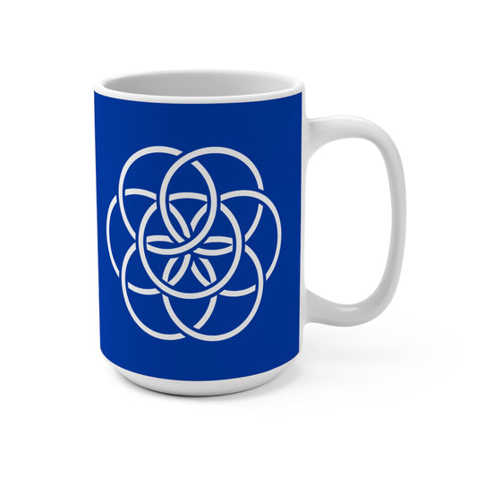Earth Flag Mug - Big, Bold, Beautiful, Meaningful - 15oz Ceramic - Office & Kitchen Decor, Any Occasion Gift for Him/ Her/ They.