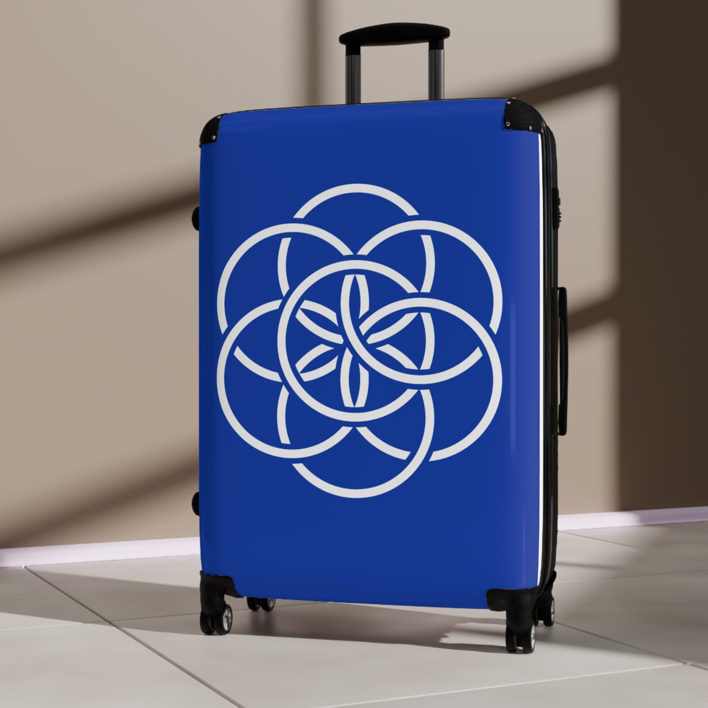 EARTH FLAG Design Lightweight Luggage, 3 Sizes, Large, Medium, Carry-On. Inspiring Bag for Travelers.  Gift for Him, Gift for Her.
