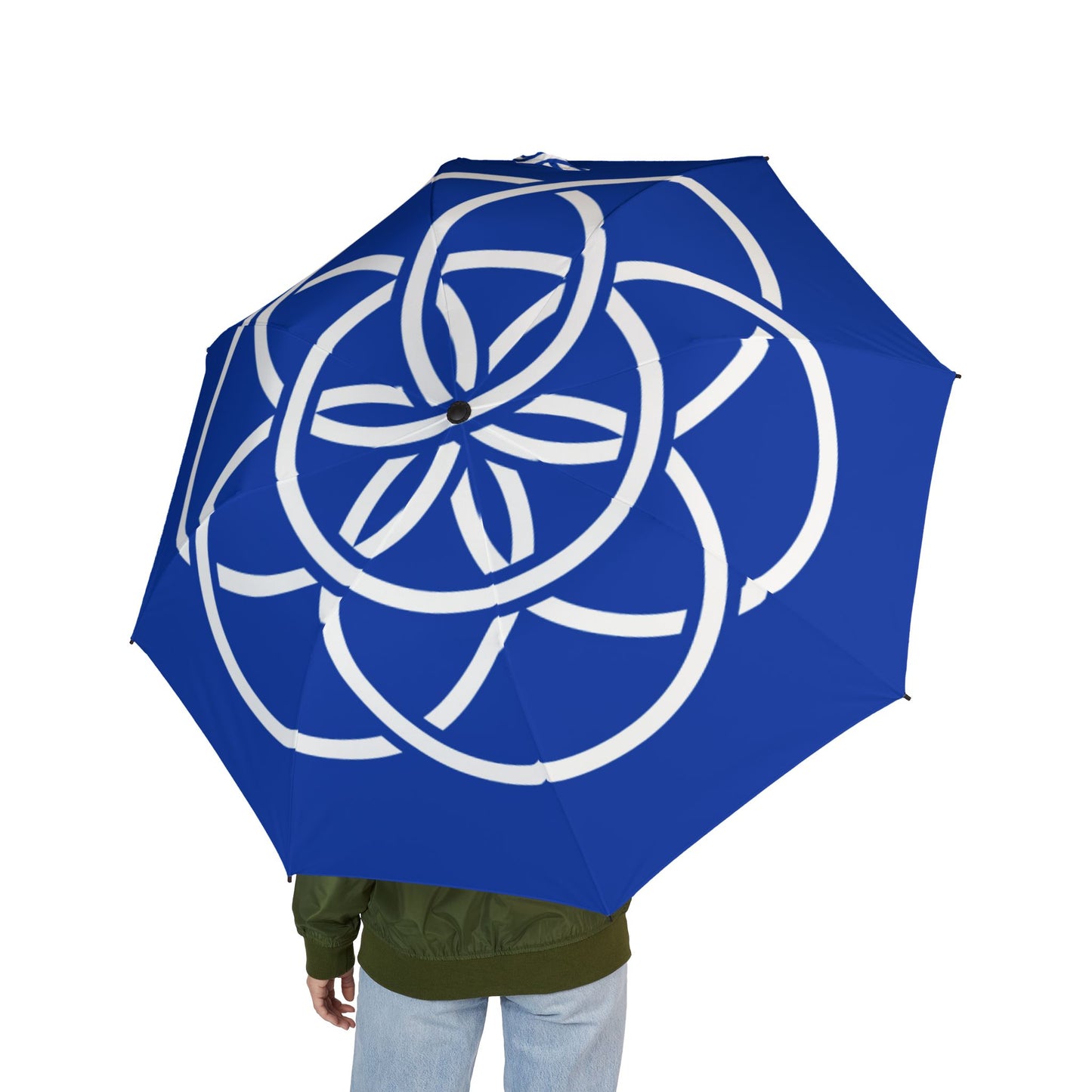 EARTH FLAG Foldable Umbrella: Unfold Rain & Shine /Inspire Peace for Everyone Everywhere! Meaningful Gift for Her/Him/They.