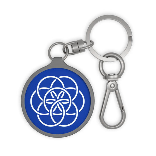 EARTH FLAG Design Keyring Tag, Meaningful Keychain, Gift for Him/Her/they