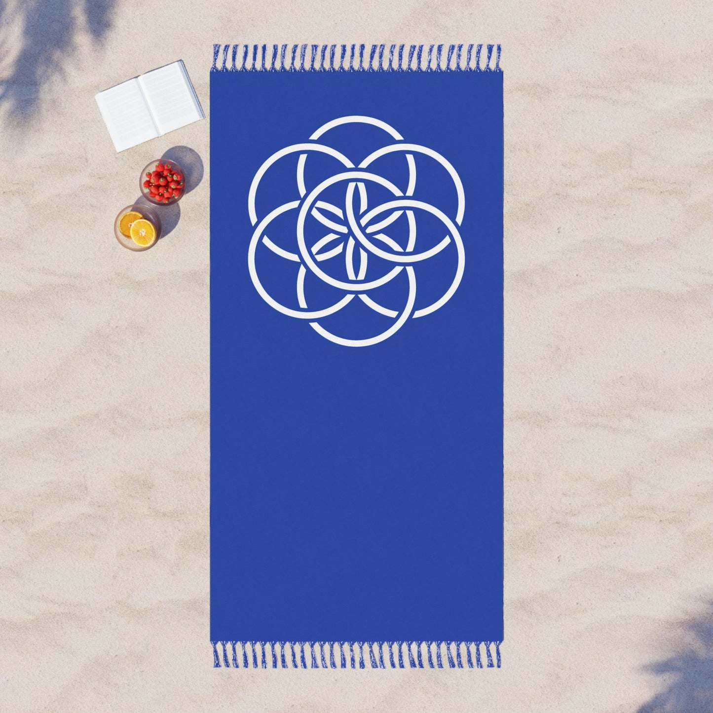 Earth Flag, 38" x 81"  Swarth Yourself in This Gorgeous Fringed Flag Cloth -  Beach/Home/Travel, Any Occasion Gift for Her/Him/They.