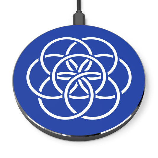 Earth Flag Wireless Charger - Fast Charging Phone Pad Charger, Eco-Friendly Meaningful Desk Decor, Any Occasion Gift for Him/Her/They.