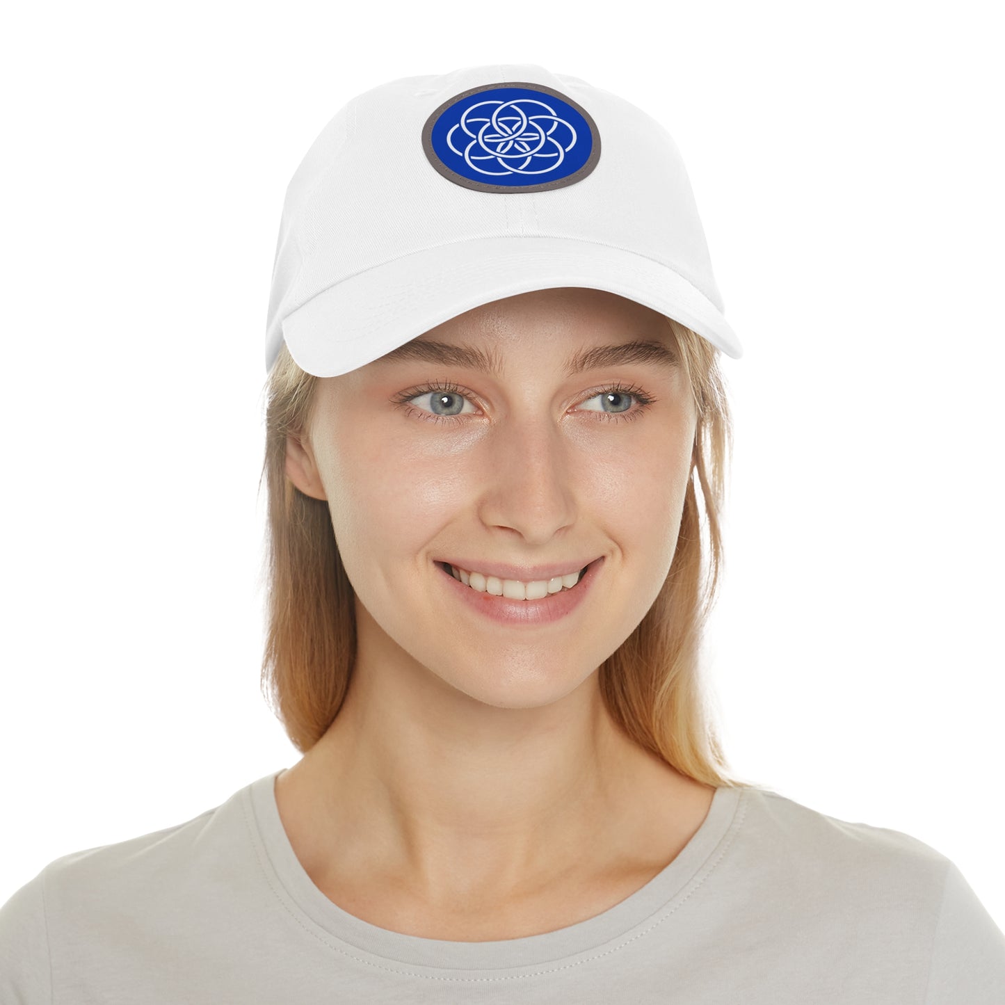 EARTH FLAG Leather Patch on Unisex Cap - A Hat with Meaning - Ideal in Every Season - Any Occasion Gift for Him, Gift for Her.