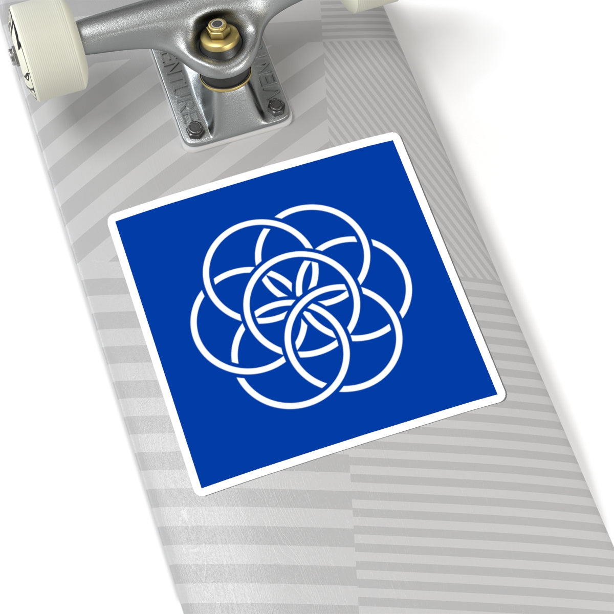 Earth Flag Kiss-Cut Stickers for Laptops, Journals, & Scrapbooking, Perfect Gift for World Unity Lovers, Unique Decor