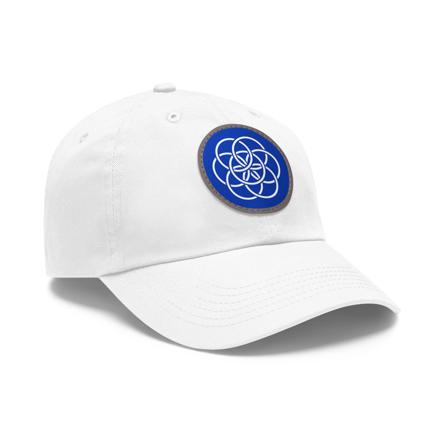 EARTH FLAG Leather Patch on Unisex Cap - A Hat with Meaning - Ideal in Every Season - Any Occasion Gift for Him, Gift for Her.