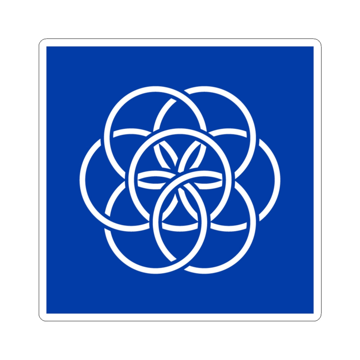 Earth Flag Kiss-Cut Stickers for Laptops, Journals, & Scrapbooking, Perfect Gift for World Unity Lovers, Unique Decor