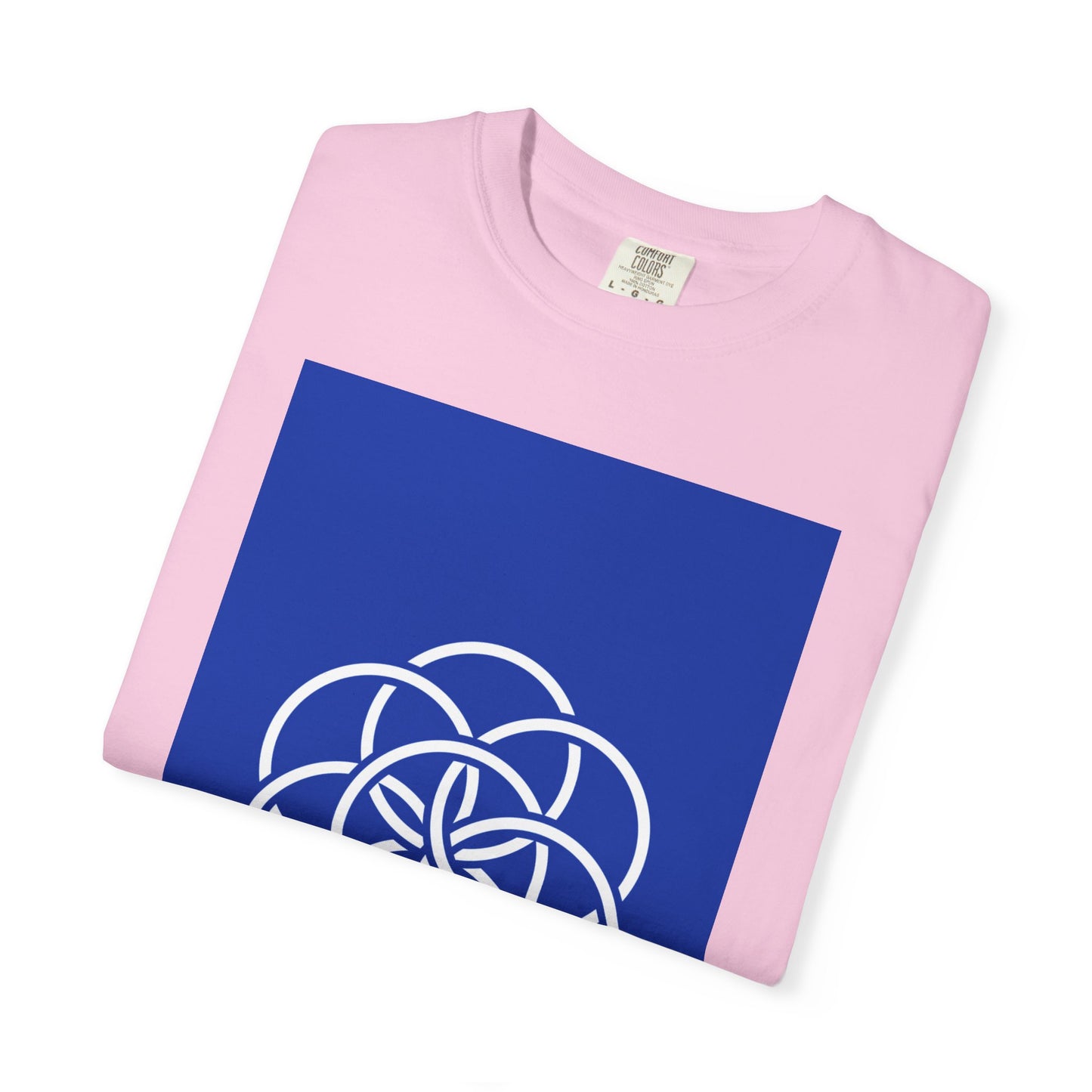 Earth Flag: Meaningful Unisex Garment-Dyed T-shirt. Minimalist Design/Maximalist Message. Thoughtful any Occasion Gift for Her/Him/They.