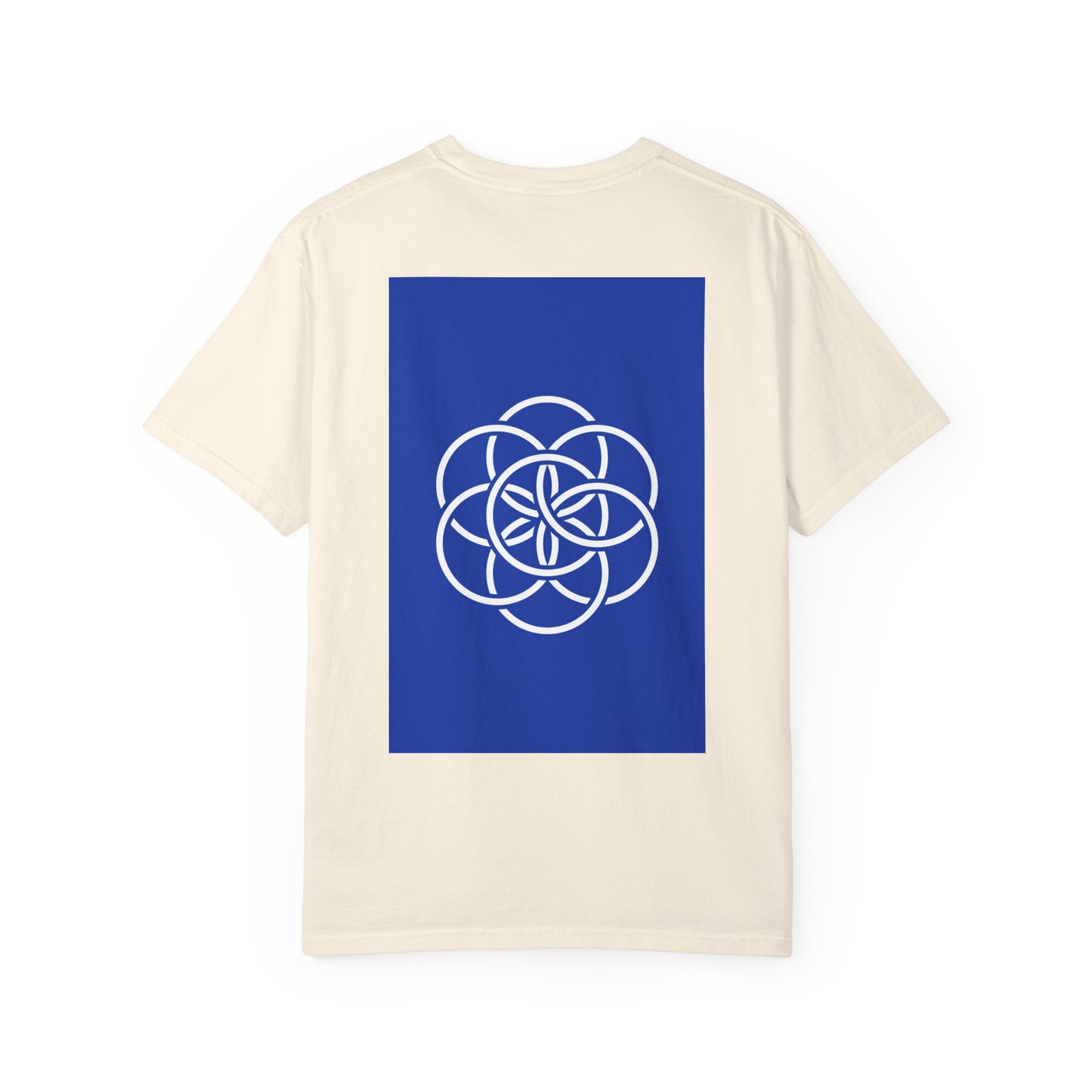 Earth Flag: Meaningful Unisex Garment-Dyed T-shirt. Minimalist Design/Maximalist Message. Thoughtful any Occasion Gift for Her/Him/They.