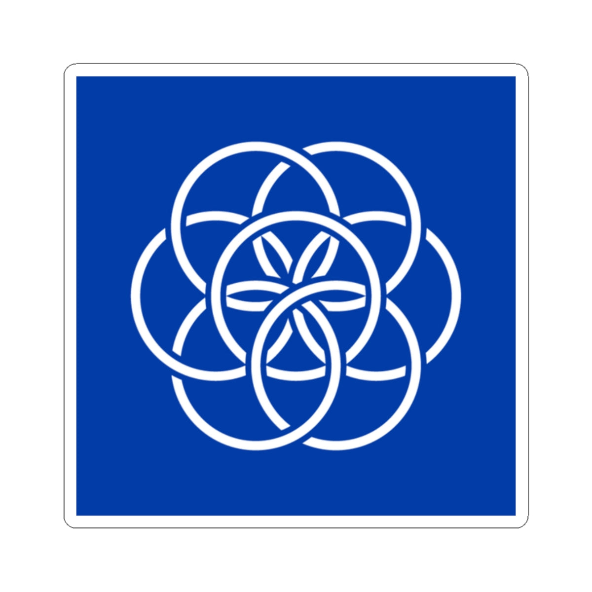 Earth Flag Kiss-Cut Stickers for Laptops, Journals, & Scrapbooking, Perfect Gift for World Unity Lovers, Unique Decor
