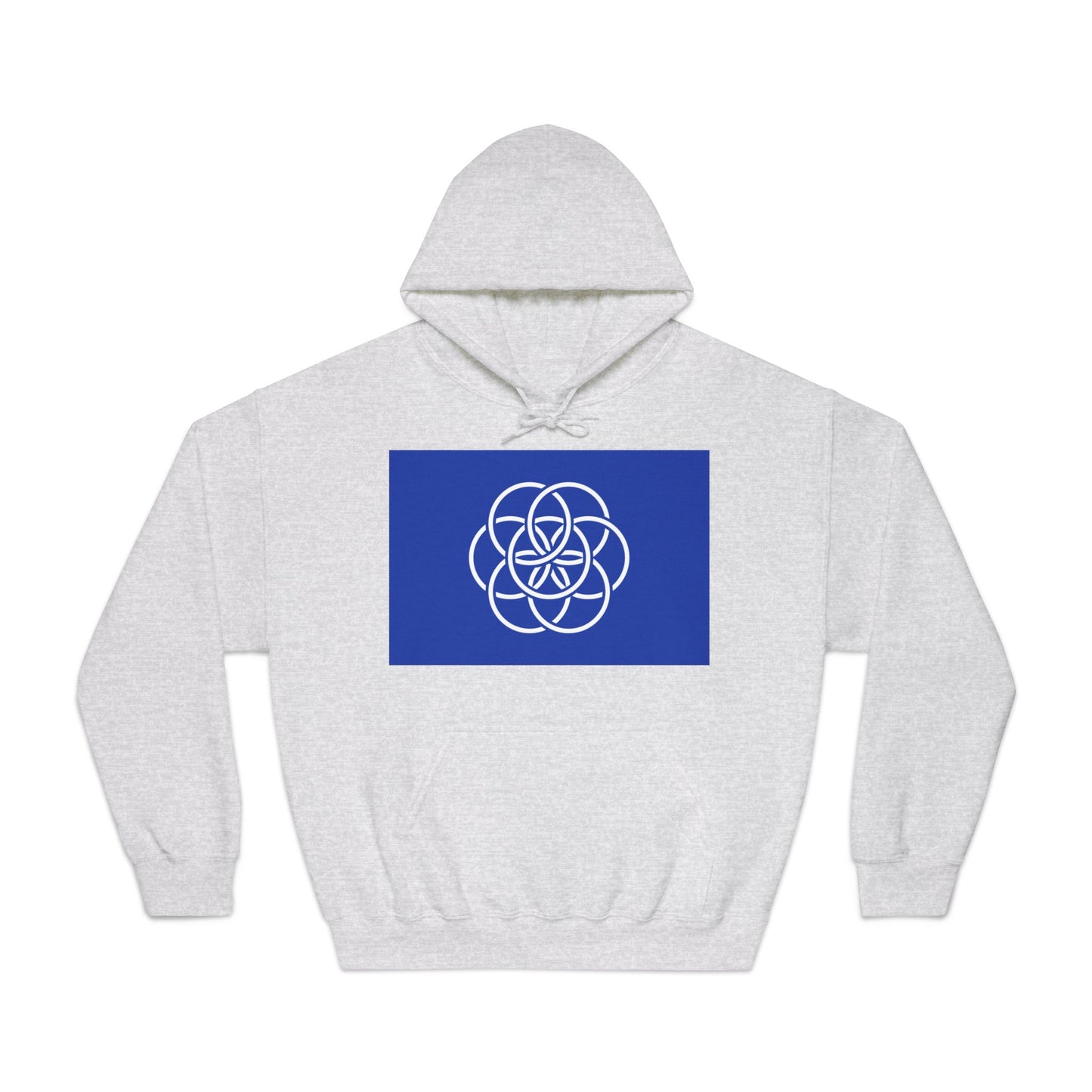 Earth Flag Design, Simple/Profound Meaning - Comfy Unisex Hoodie, Cozy Anytime Gift for Him/Her/They.