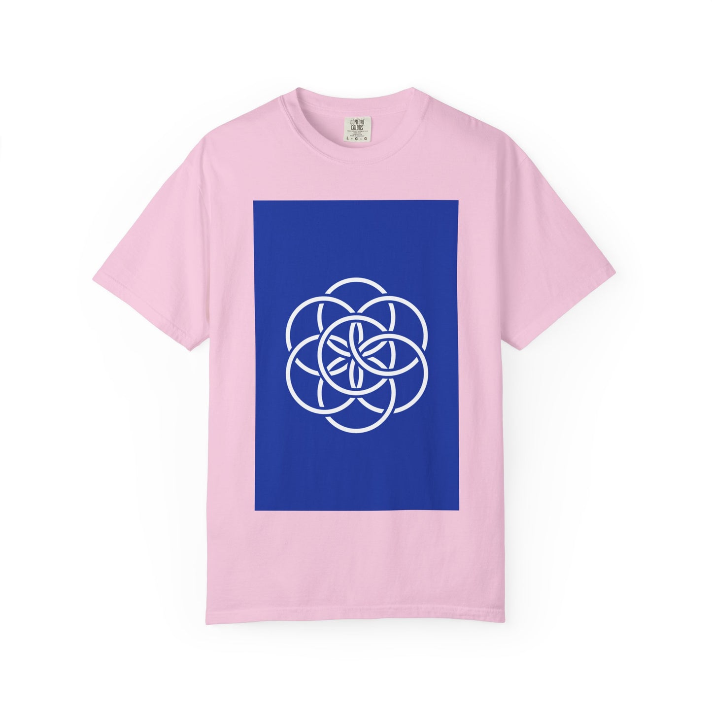 Earth Flag: Meaningful Unisex Garment-Dyed T-shirt. Minimalist Design/Maximalist Message. Thoughtful any Occasion Gift for Her/Him/They.