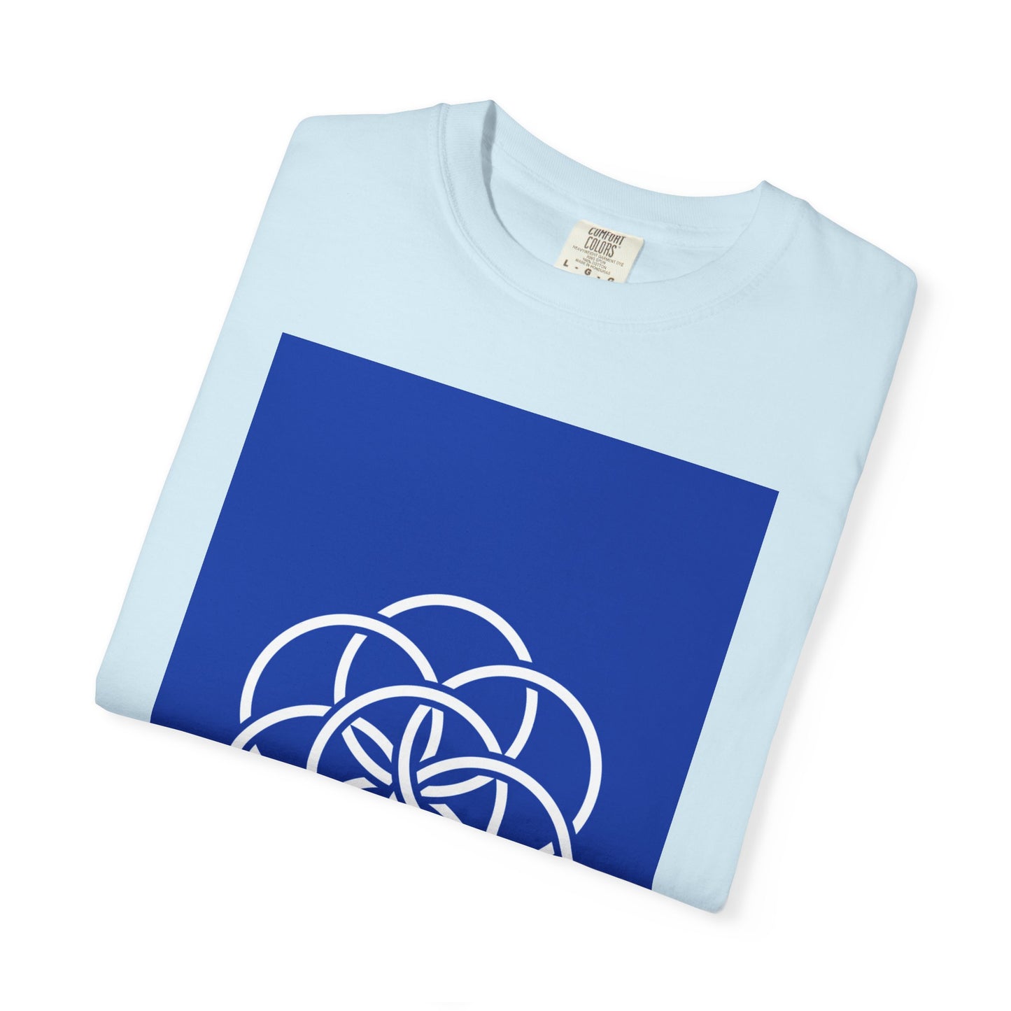 Earth Flag: Meaningful Unisex Garment-Dyed T-shirt. Minimalist Design/Maximalist Message. Thoughtful any Occasion Gift for Her/Him/They.