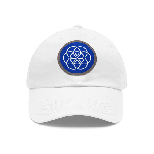 EARTH FLAG Leather Patch on Unisex Cap - A Hat with Meaning - Ideal in Every Season - Any Occasion Gift for Him, Gift for Her.