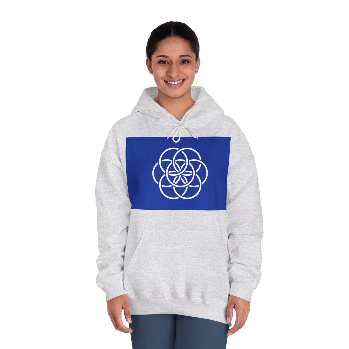 Earth Flag Design, Simple/Profound Meaning - Comfy Unisex Hoodie, Cozy Anytime Gift for Him/Her/They.