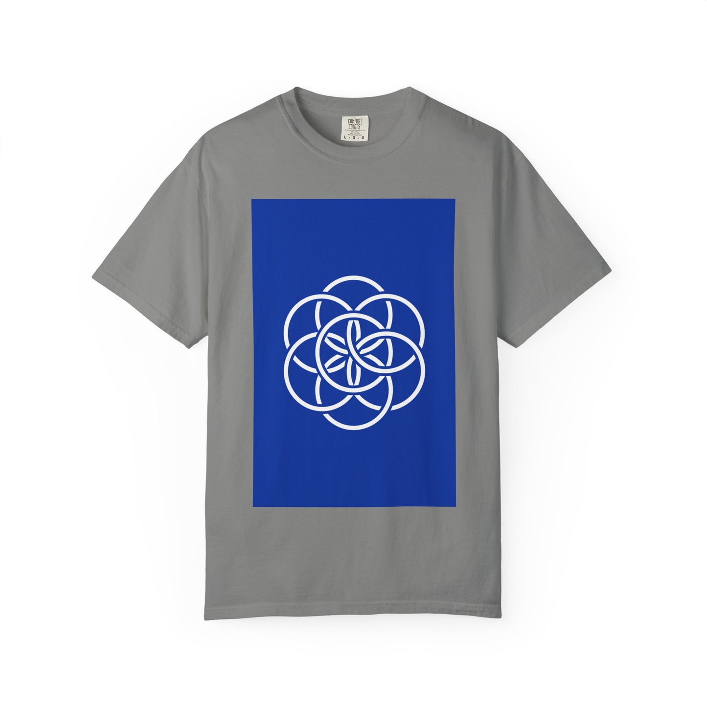 Earth Flag: Meaningful Unisex Garment-Dyed T-shirt. Minimalist Design/Maximalist Message. Thoughtful any Occasion Gift for Her/Him/They.