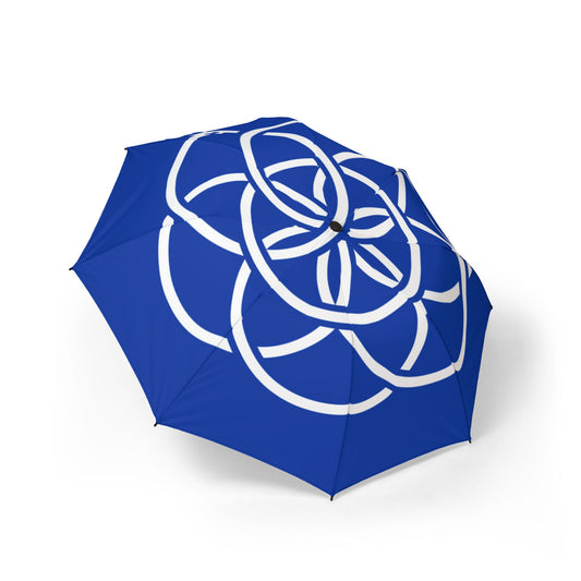 EARTH FLAG Foldable Umbrella: Unfold Rain & Shine /Inspire Peace for Everyone Everywhere! Meaningful Gift for Her/Him/They.