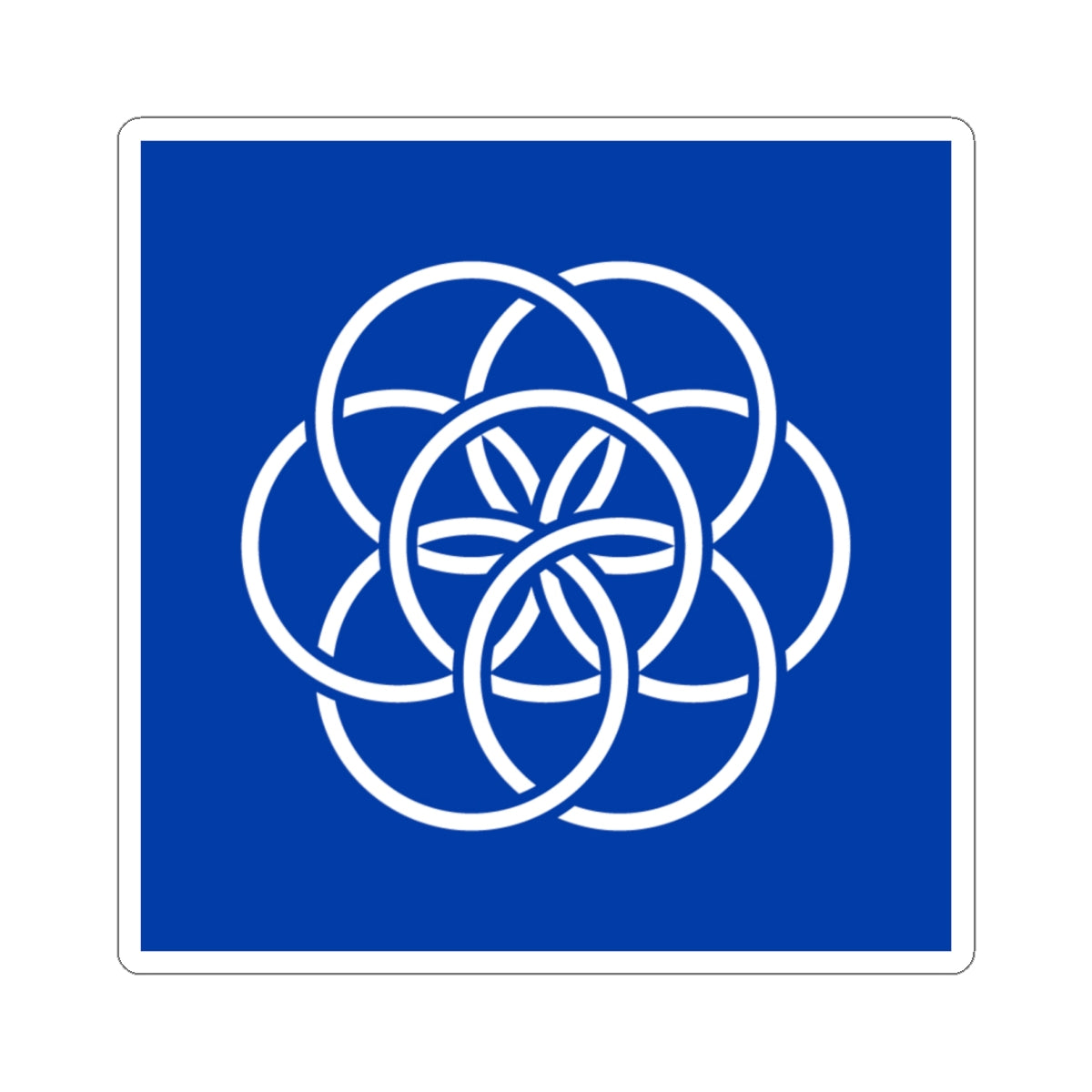 Earth Flag Kiss-Cut Stickers for Laptops, Journals, & Scrapbooking, Perfect Gift for World Unity Lovers, Unique Decor