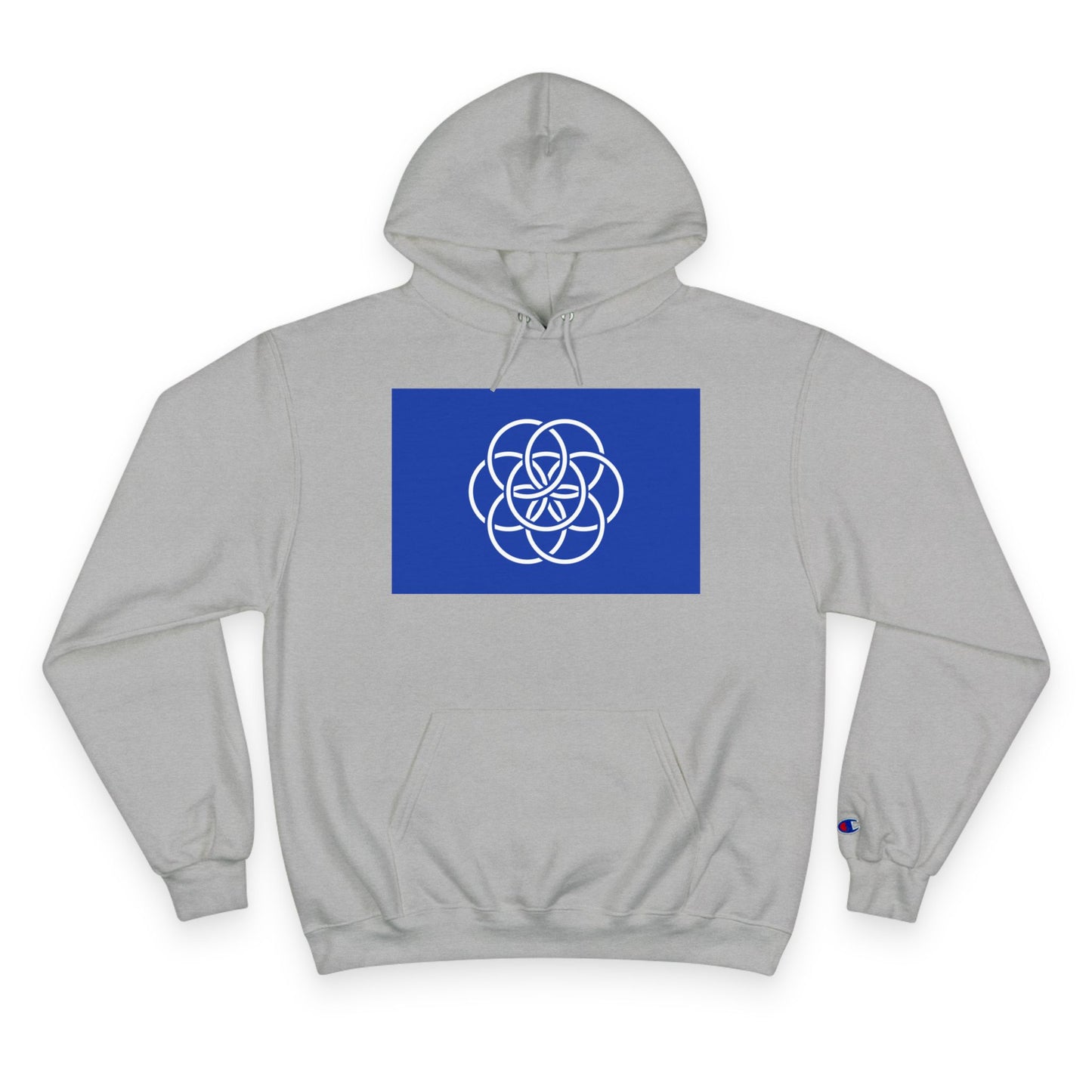 Champion Hoodie with Earth Flag Design, Cozy Sweatshirt, Casual Wear, Perfect for Relaxing or Outdoor Activities - Any Occasion Gift for Him/Her/Thay.