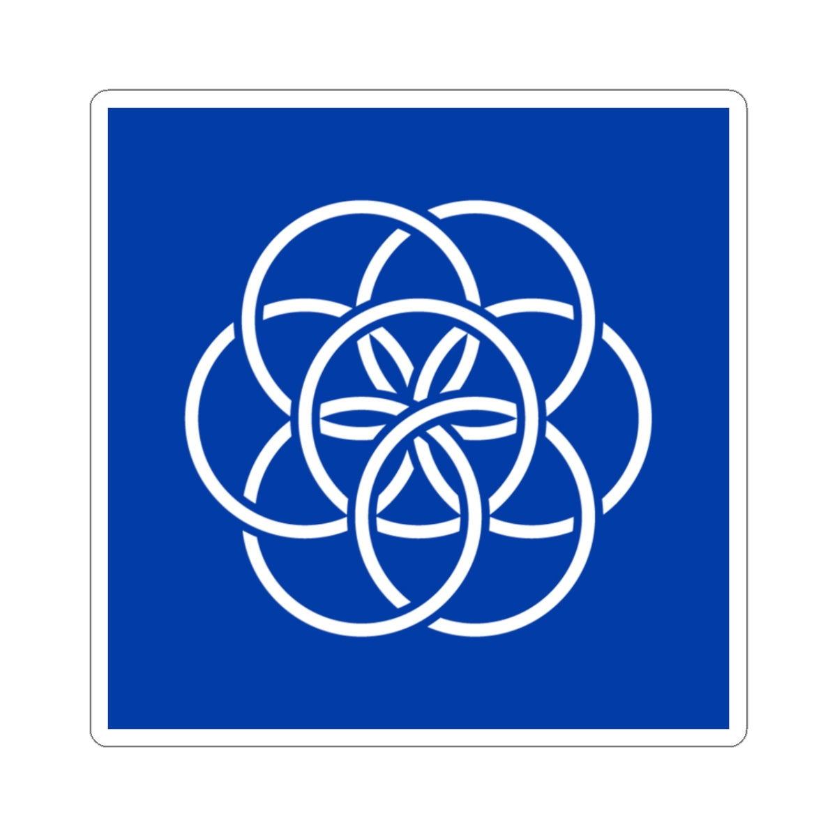 Earth Flag Kiss-Cut Stickers for Laptops, Journals, & Scrapbooking, Perfect Gift for World Unity Lovers, Unique Decor
